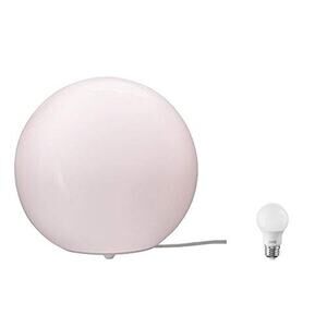 IKEA Fado Round Globe Table Lamp – 10” White, Timeless Glow 700.963.77